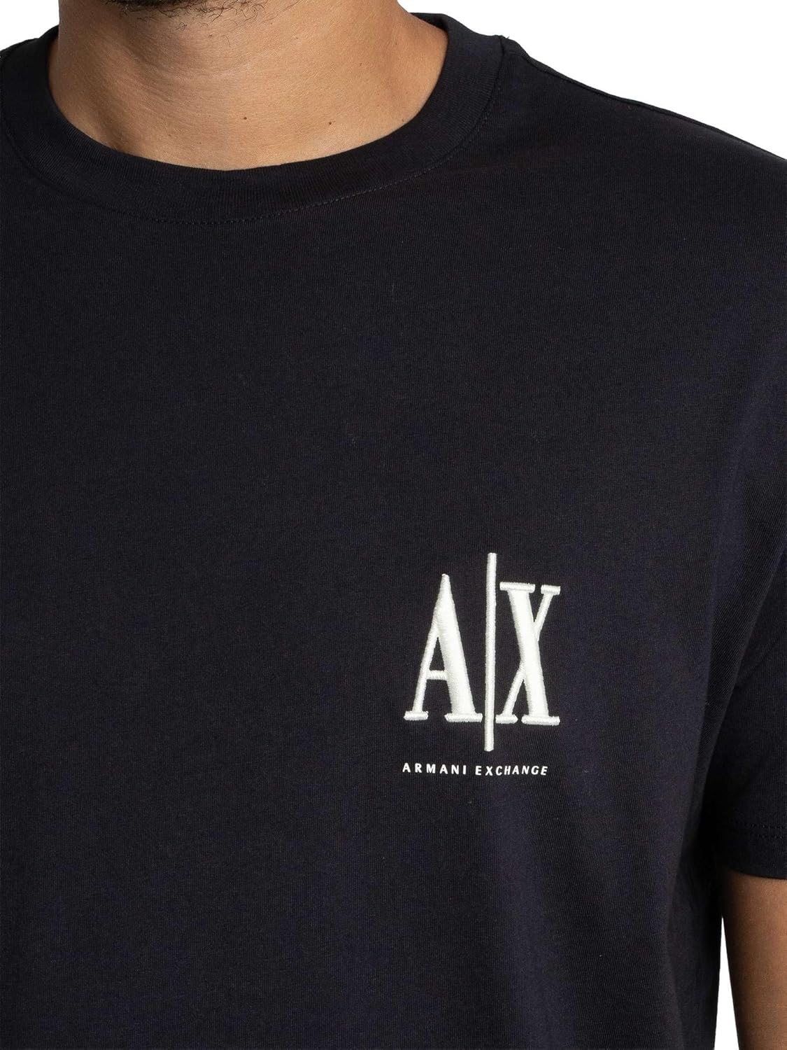 Armani Exchange Mens Chest Icon Logo Tee - Image 4
