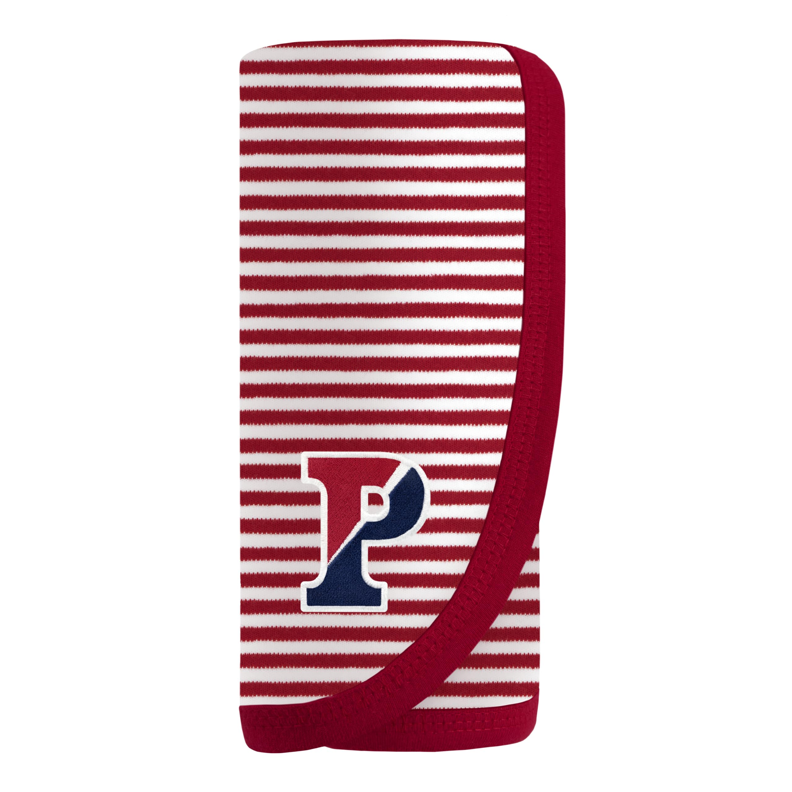 Creative Knitwear College Baby NCAA Infant Striped/Solid Blanket, Unisex, One Size 37.5 X 33.5