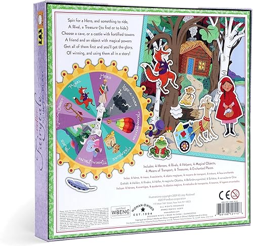 Miniatura 3 de eeBoo: Ruleta de Cuentos de Hadas, Recolecta los Elementos y Cuenta una Historia, Crea tu Propia Historia Mientras Juegas, para 2 a 4 Jugadores,