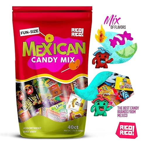 Miniatura 5 de OLÉ RICO Caramelo mexicano 100 piezas - Dulces Mexicanos Surtidos aperitivos mexicanos dulces mexicanos mezcla de surtido de dulces dulces y picantes