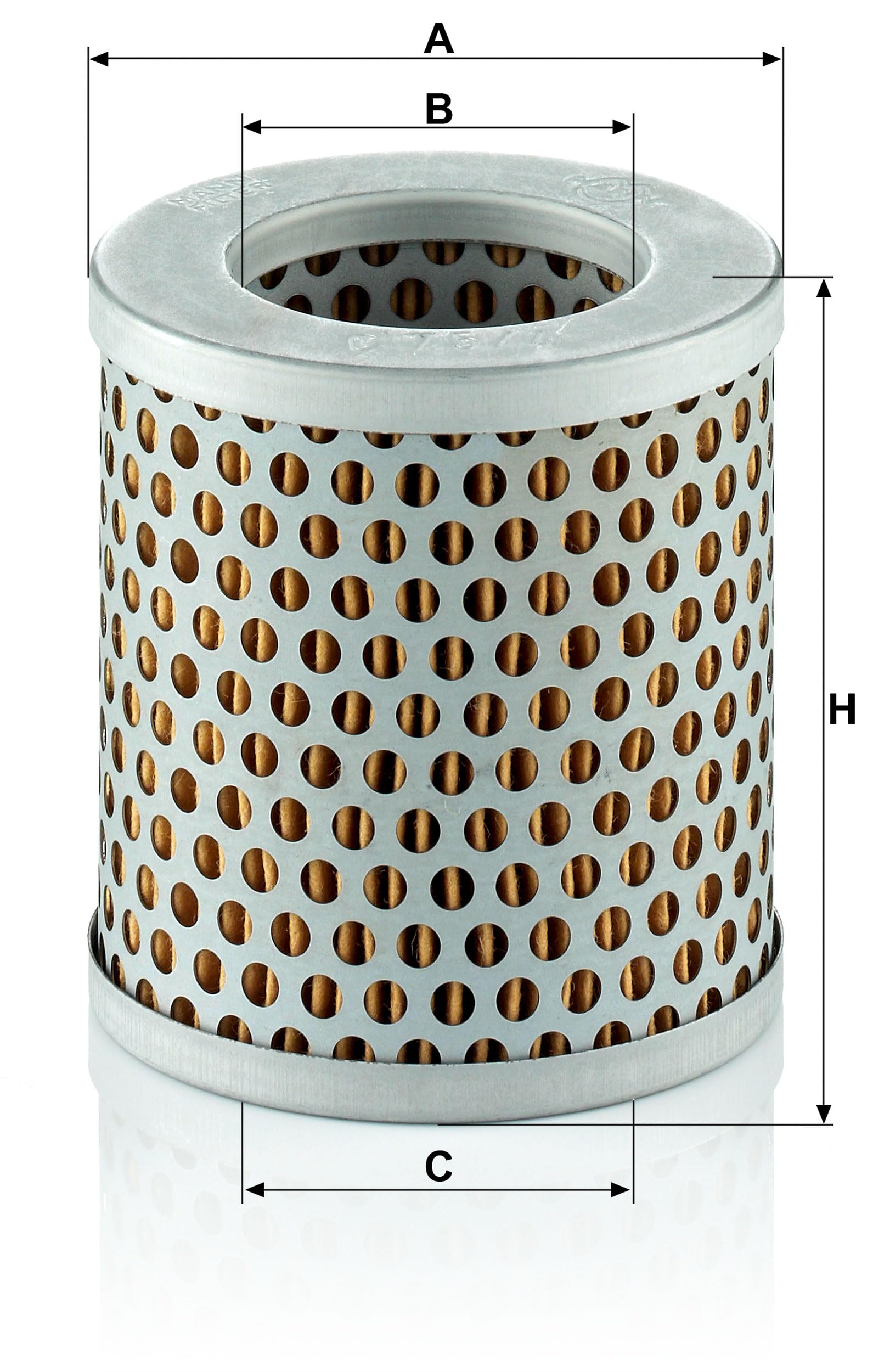 MANN-FILTER C 75/4 Filtro, Ventilazione Carter per Deutz-Fahr