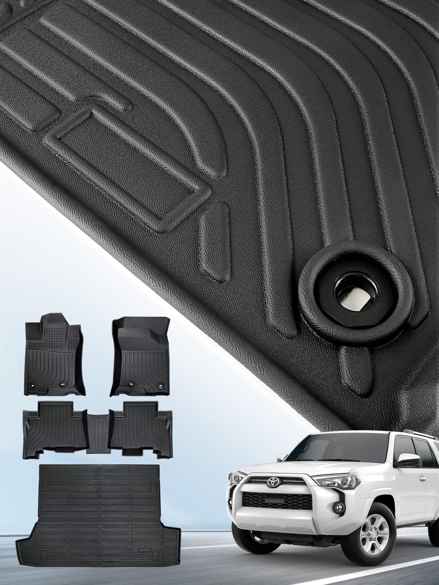 Amazon.com: BAMACAR for Toyota 4Runner 2013-2023 2024 Floor Mats ...