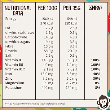 EarthChamp Vegan Protein Powder 1kg Vanilla 28 Servings - No Artificial Sweeteners, Plant Based, Dairy Free, Gluten Free, Lactose Free