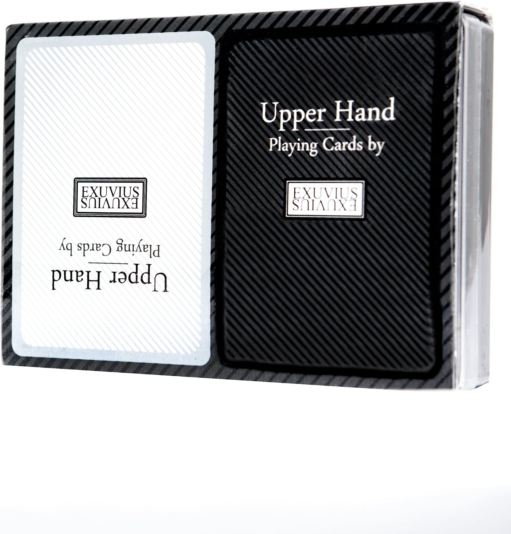 Upper Hand Playing Cards - Black and White Combo