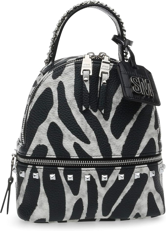 steve madden leopard backpack