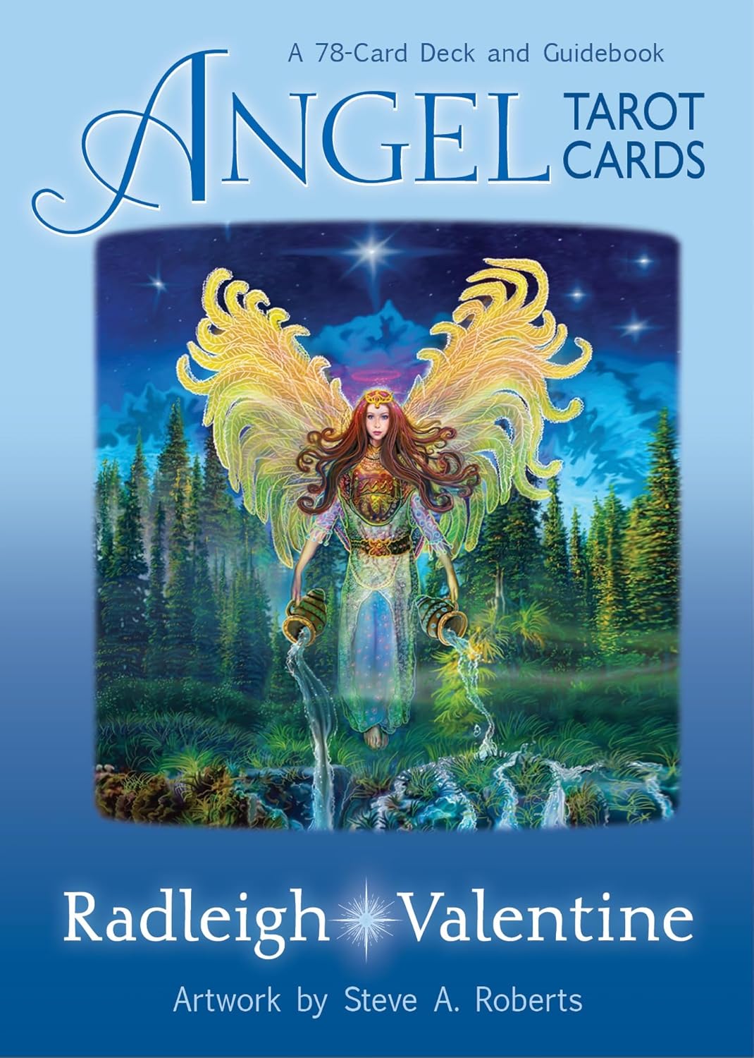 Angel Tarot Cards Deck and Full Size Book by Radleigh Valentine (Author), Steve A. Roberts (Contributor - Same Deck and Book That Featured Doreen Virtue
