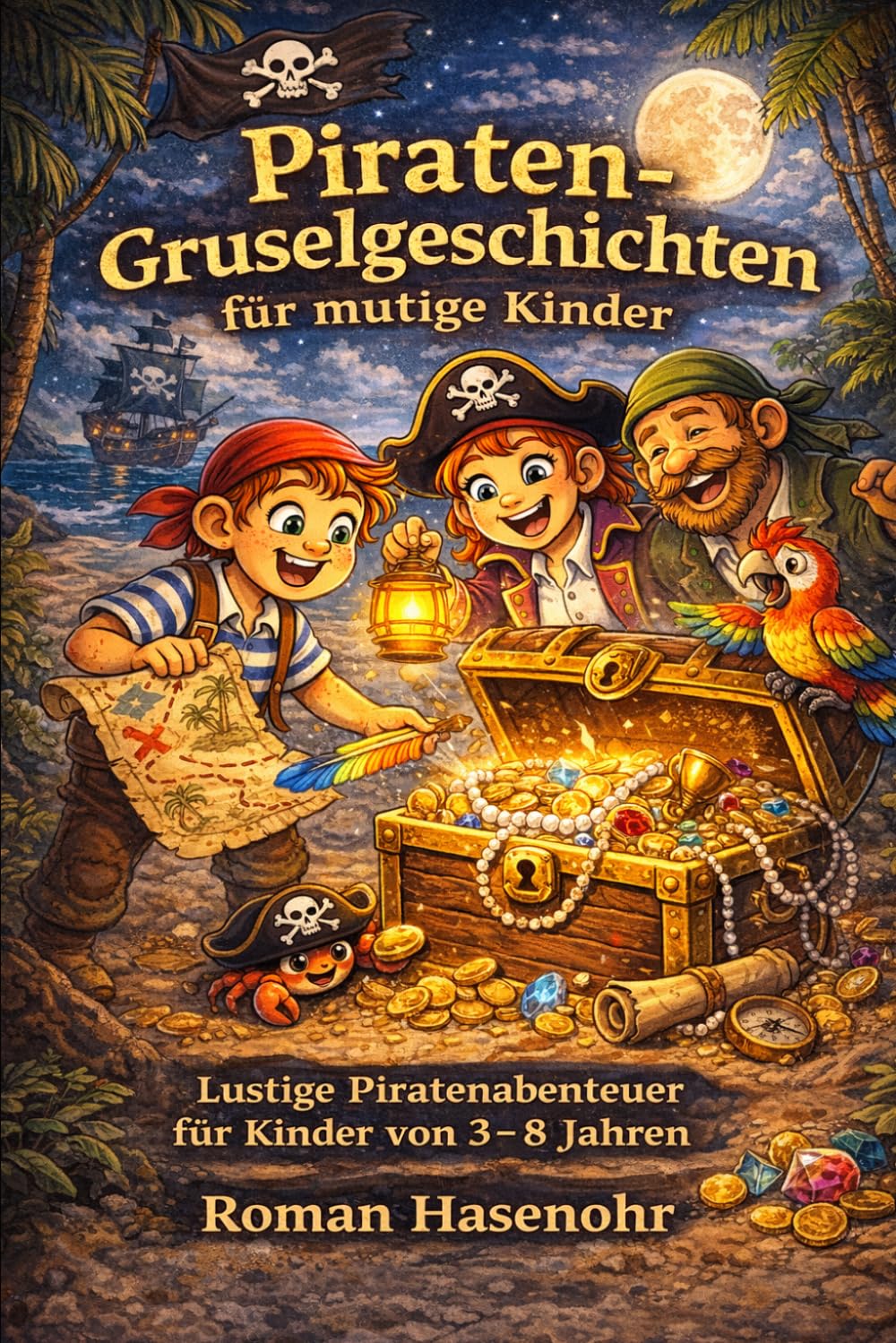 Piraten Gruselgeschichten für mutige Kinder: lustige Piratenabenteuer für Kinder von 3 - 8 Jahren (Kinder Geschichten)