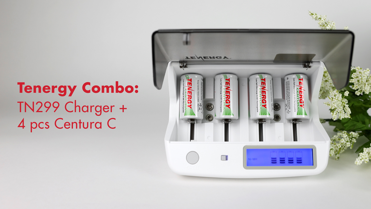 Amazon.com: Tenergy Centura Rechargeable C Batteries and TN299