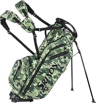 新品未使用 SRIXON スリクソンスタンド キャディバッグ迷彩 軽量カバー付き Amazon | Srixon Z85 スタンド ゴルフバッグ ブライトグリーン迷彩