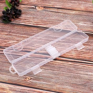 Transparent Tableware Storage Case, Portable Flatware Utensil Box, Clear Cutlery Organziers Container for Spoon Fork Chopsticks for Travel Camping Picnic B