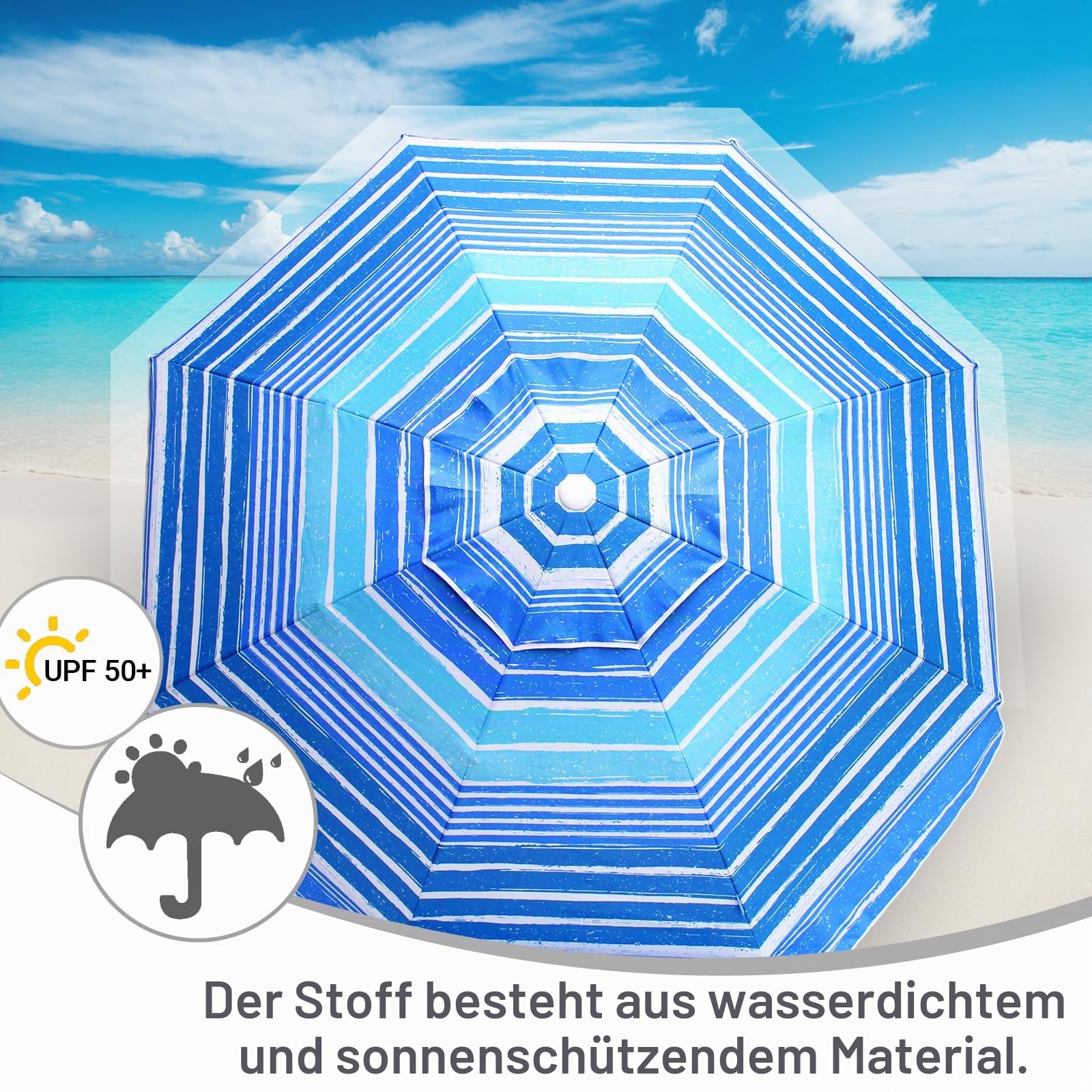 LOTTAFUN Strandsonnenschirm
