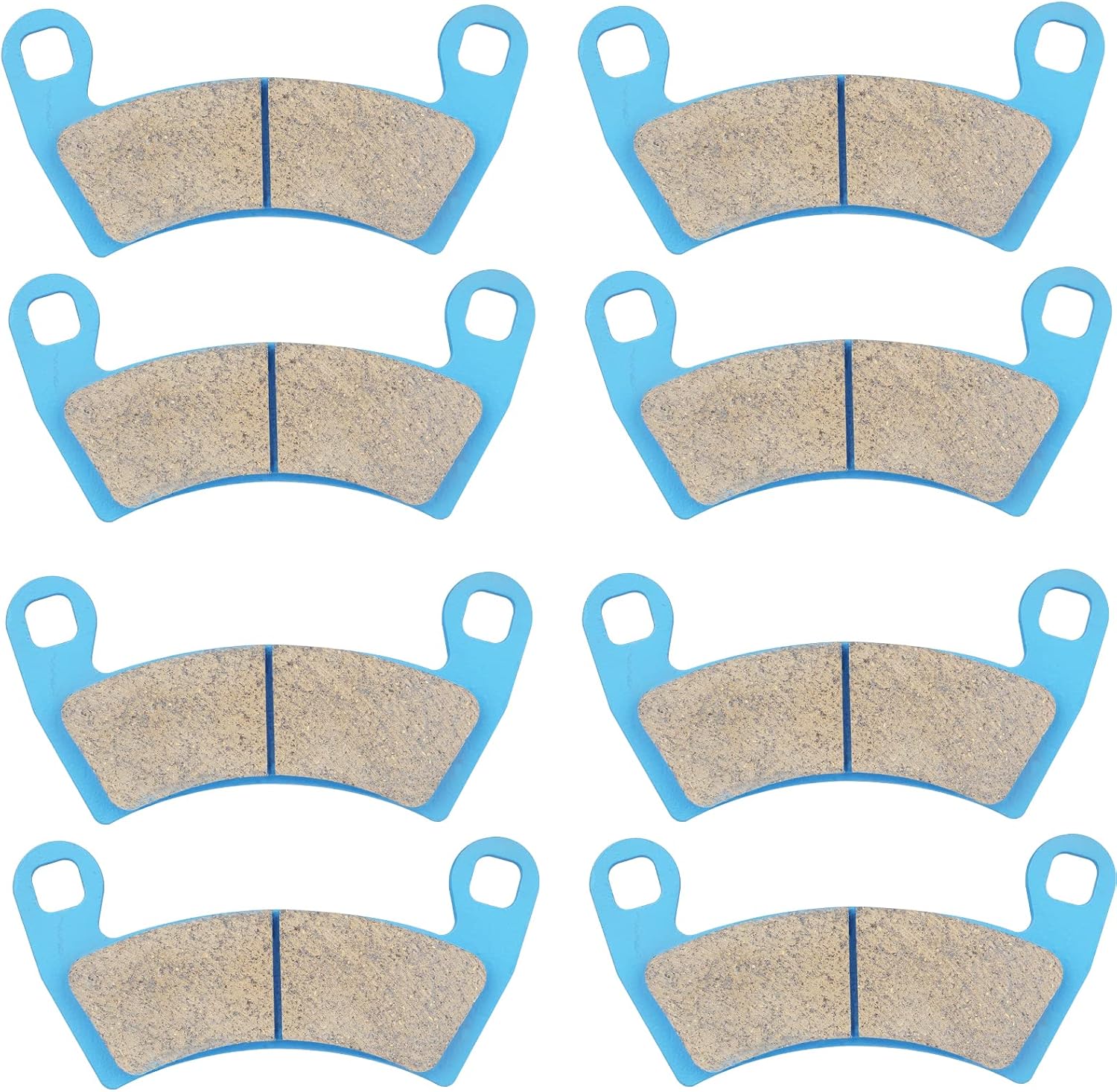 Front Rear Brake Pads Ceramic for Polaris RZR XP S4 1000 & 900 2014 2015 2016 2017 2018 2019 2020 2021 2022, 4 sets Front and Rear Brake Pads