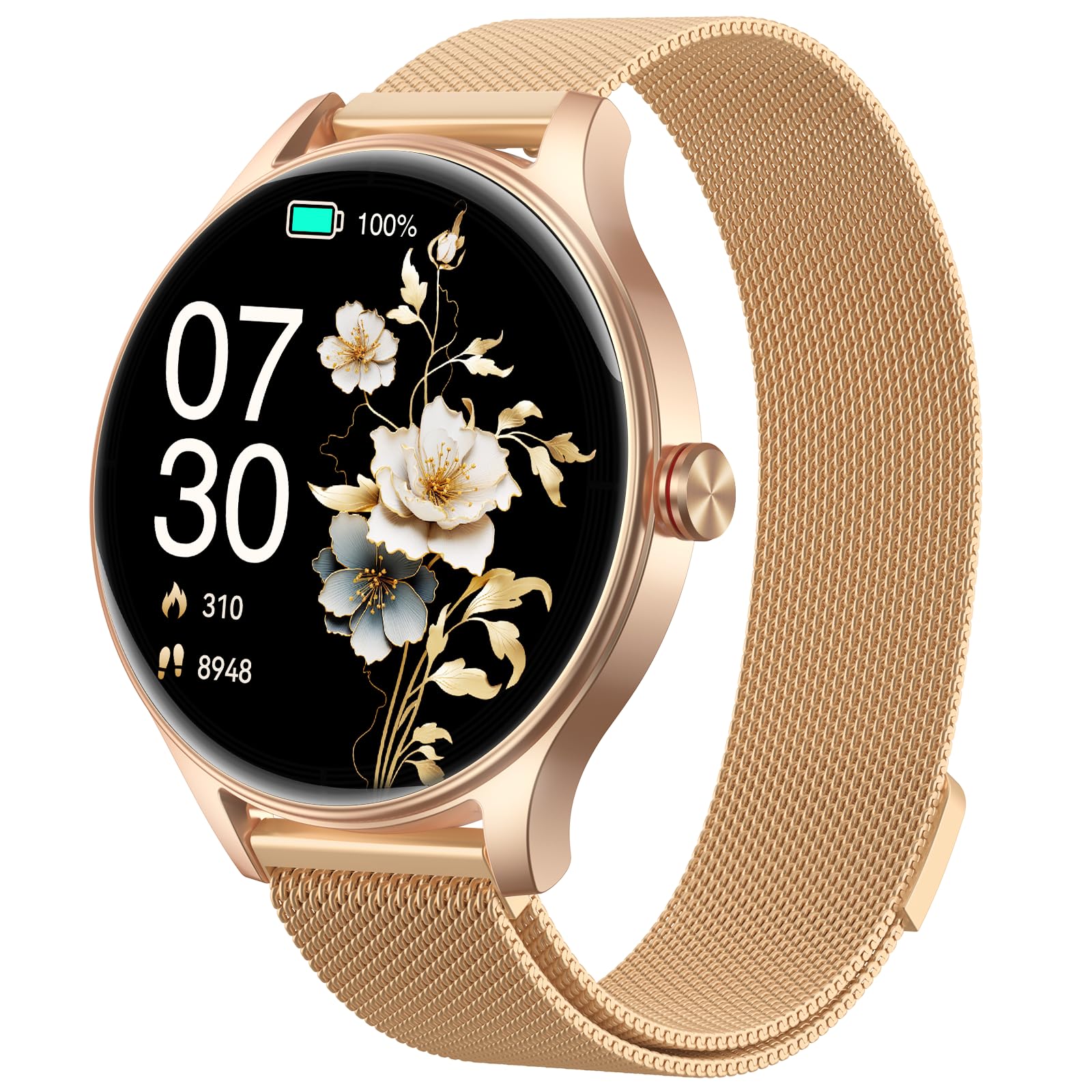 Smartwatch Damen Rund, 1.57