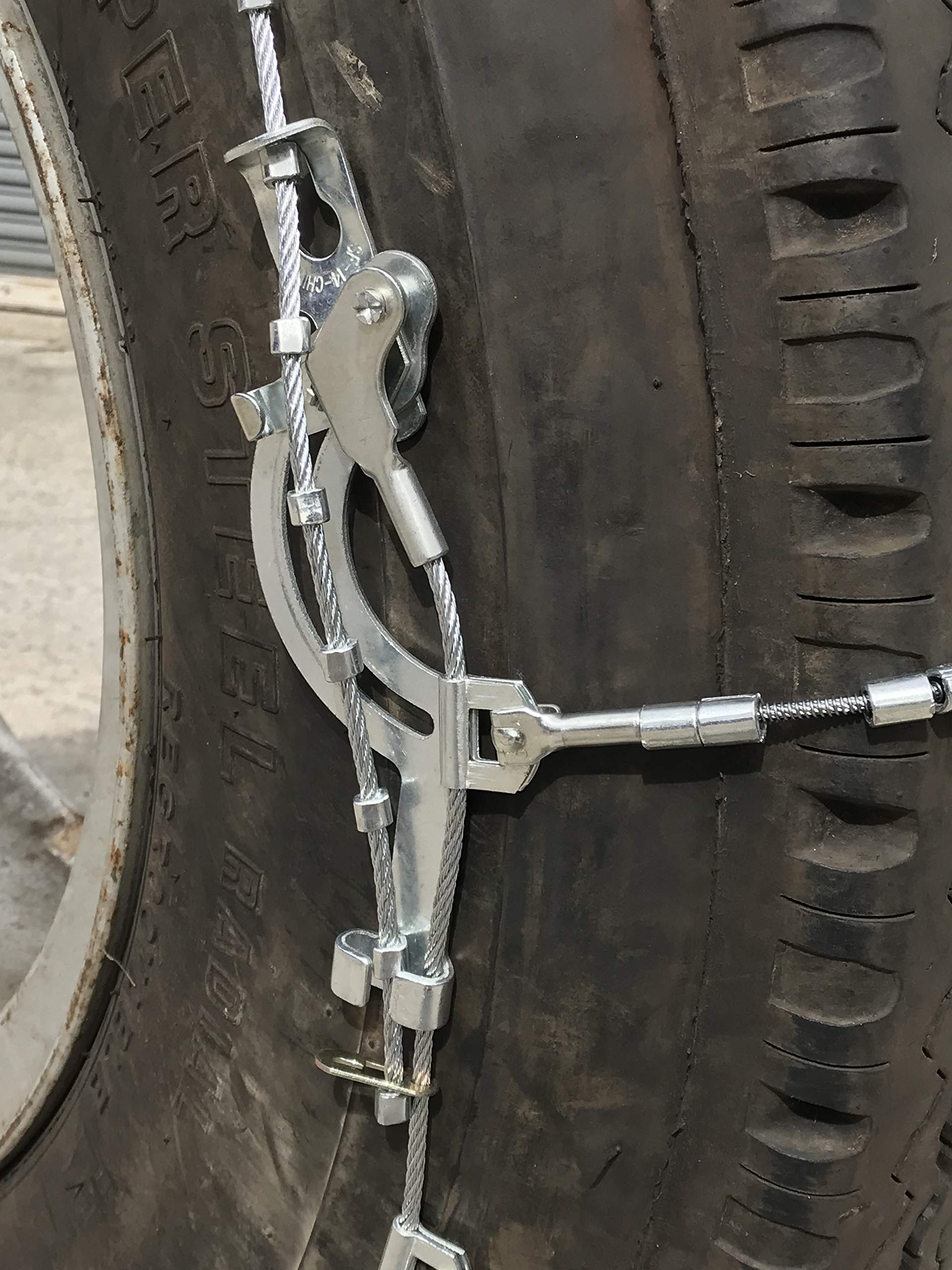 TireChain.com 2316 295/75-22.5, 295/75 22.5 Cable Tire Chains with Cam Set of 2