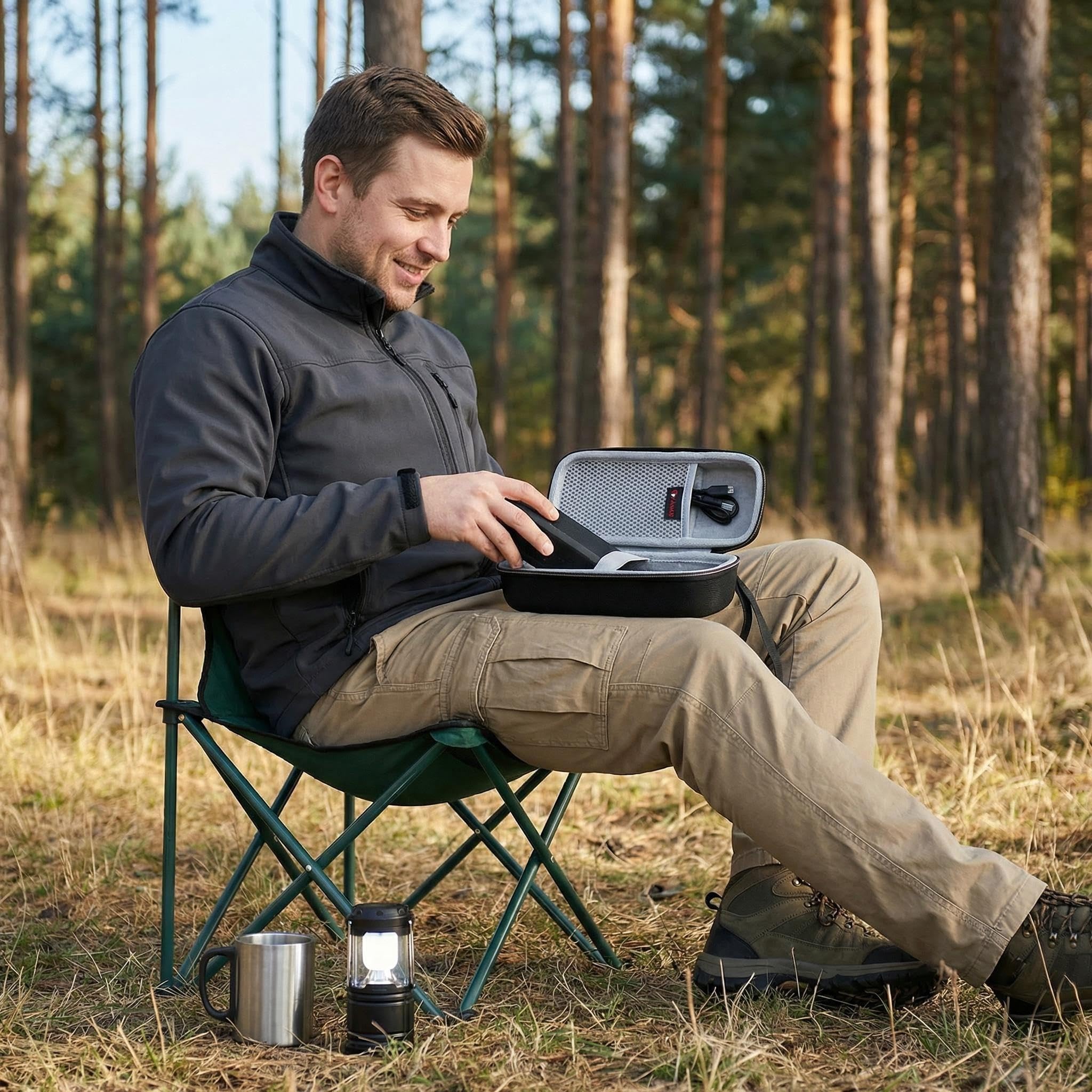 XANAD Etui do SoundCore 2 i 3 / Bluetooth głośnik firmy Anker, pokrowiec na SoundCore 3 Hard Case