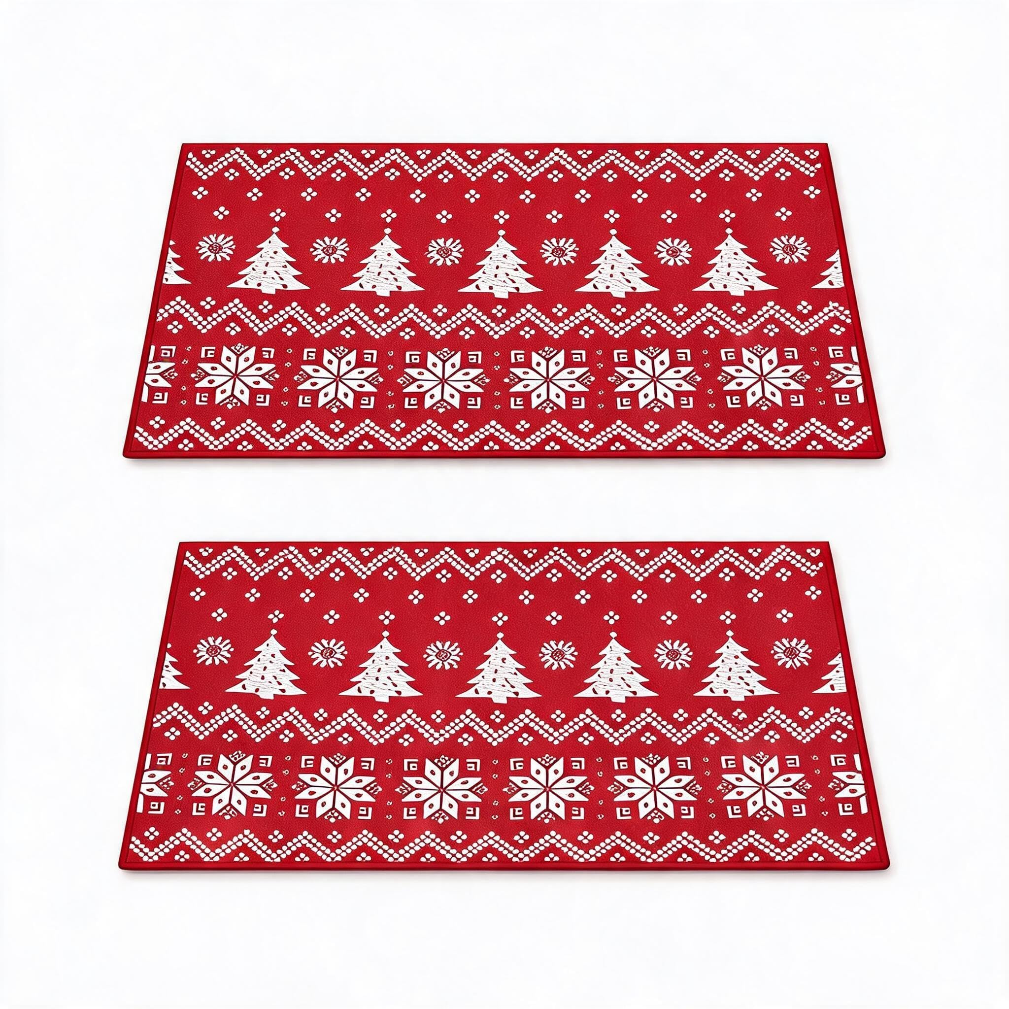 Zstar Felpudo Navideño Decorativo Antideslizante – Cocina y Entrada
