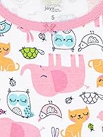 Vista 2 de Simple Joys by Carter's Conjunto de pijama de algodón ajustado de 6 piezas para bebés, niños pequeños y niñas, paquete de 3