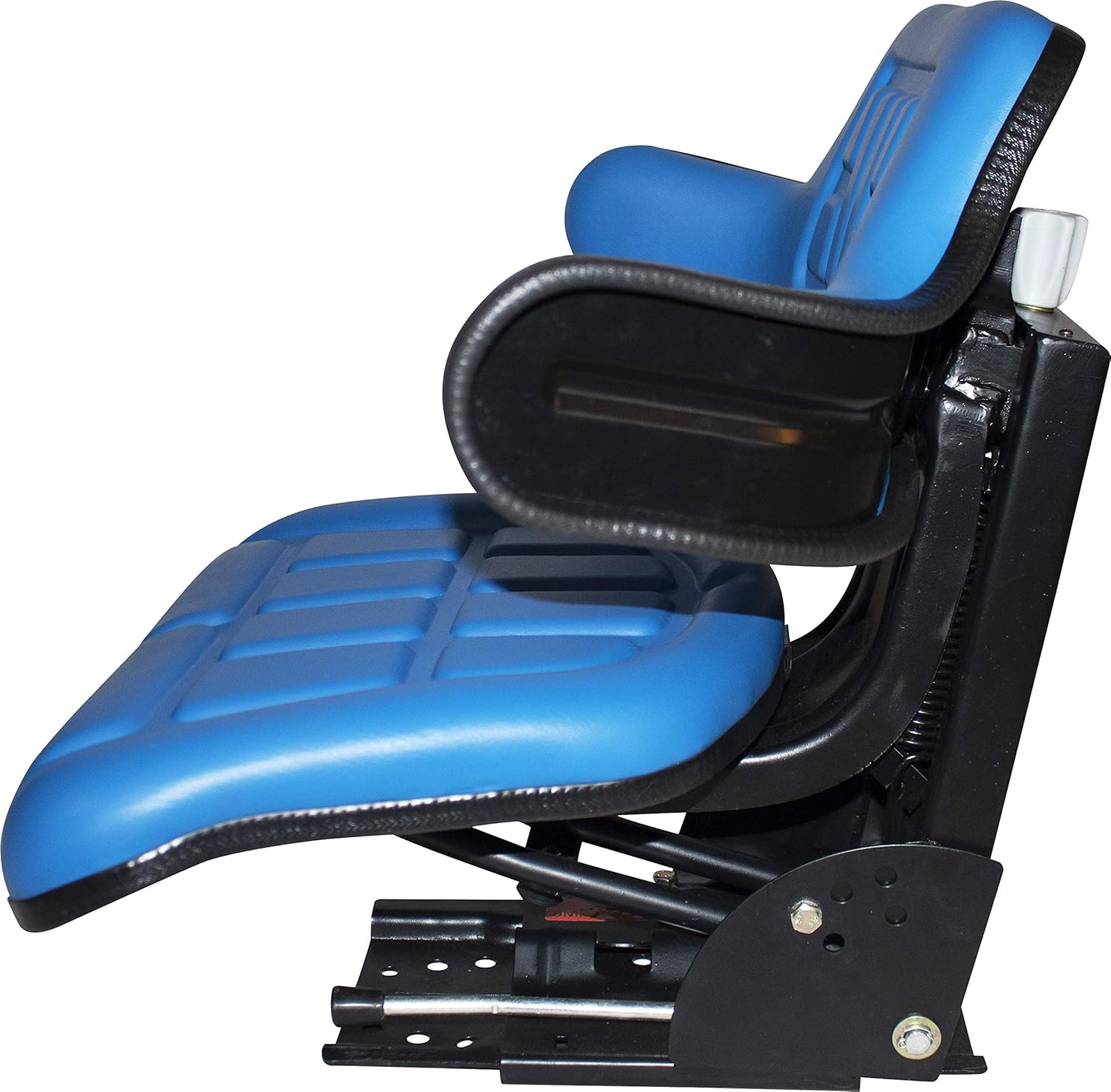 TRAC SEATS BLUE Waffle Style Universale Tractor Suspension Seat With Tilt Fits Ford/New Holland 3190 4630 4630 RT (SAME DAY SHIPPING - Delivers in 1-4 Business days)