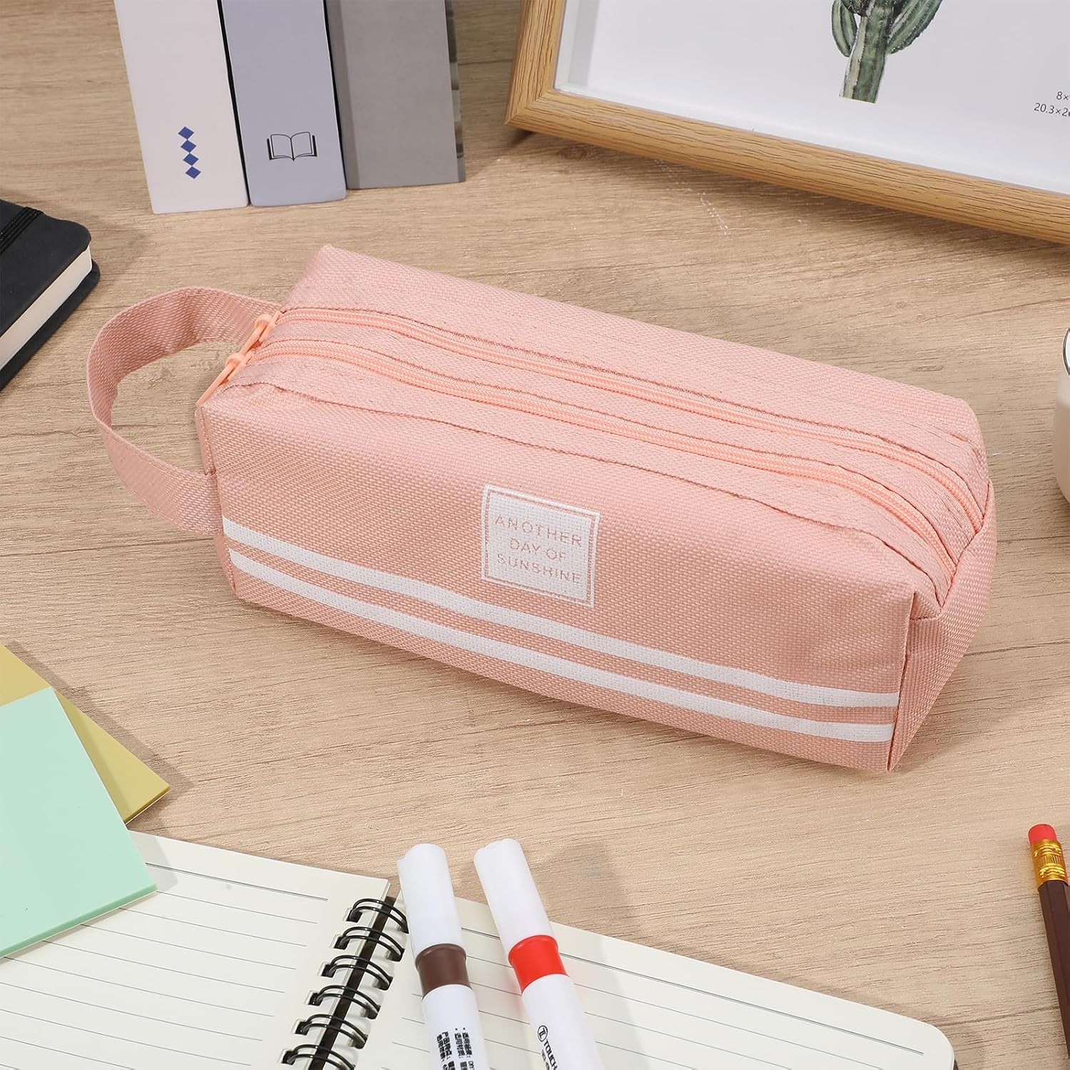 24 Pcs Cute Pencil Case Aesthetic Student Pencil Pouch Coin Pen Pouch Cosmetic Bag Office Stationery Organizer For Kids Teen School