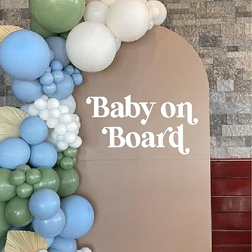 Vista 50 de Calcomanía de pared con texto en inglés «We Over The Moon About You», decoración de baby shower, calcomanías de decoración de pared para guardería