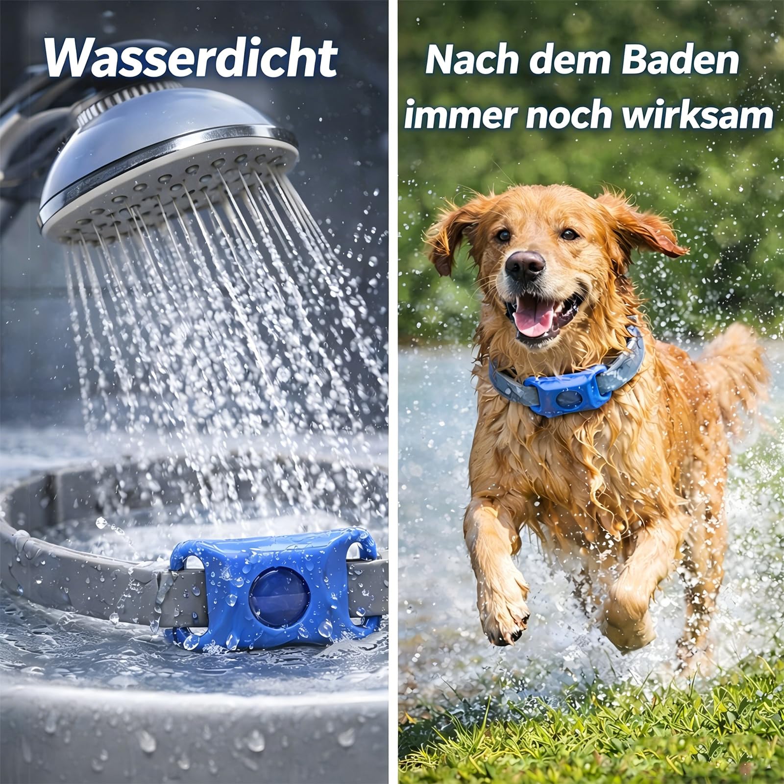 Flohfrei AnhäNger FüR Hunde,12 Monate Floh-Und Zeckenfrei,2 Austauschbarer Kapseln, Verstellbar, Kein Direkter Hautkontakt,Hunde NatüRliche Hundfreundlich (Grün,1pcs)