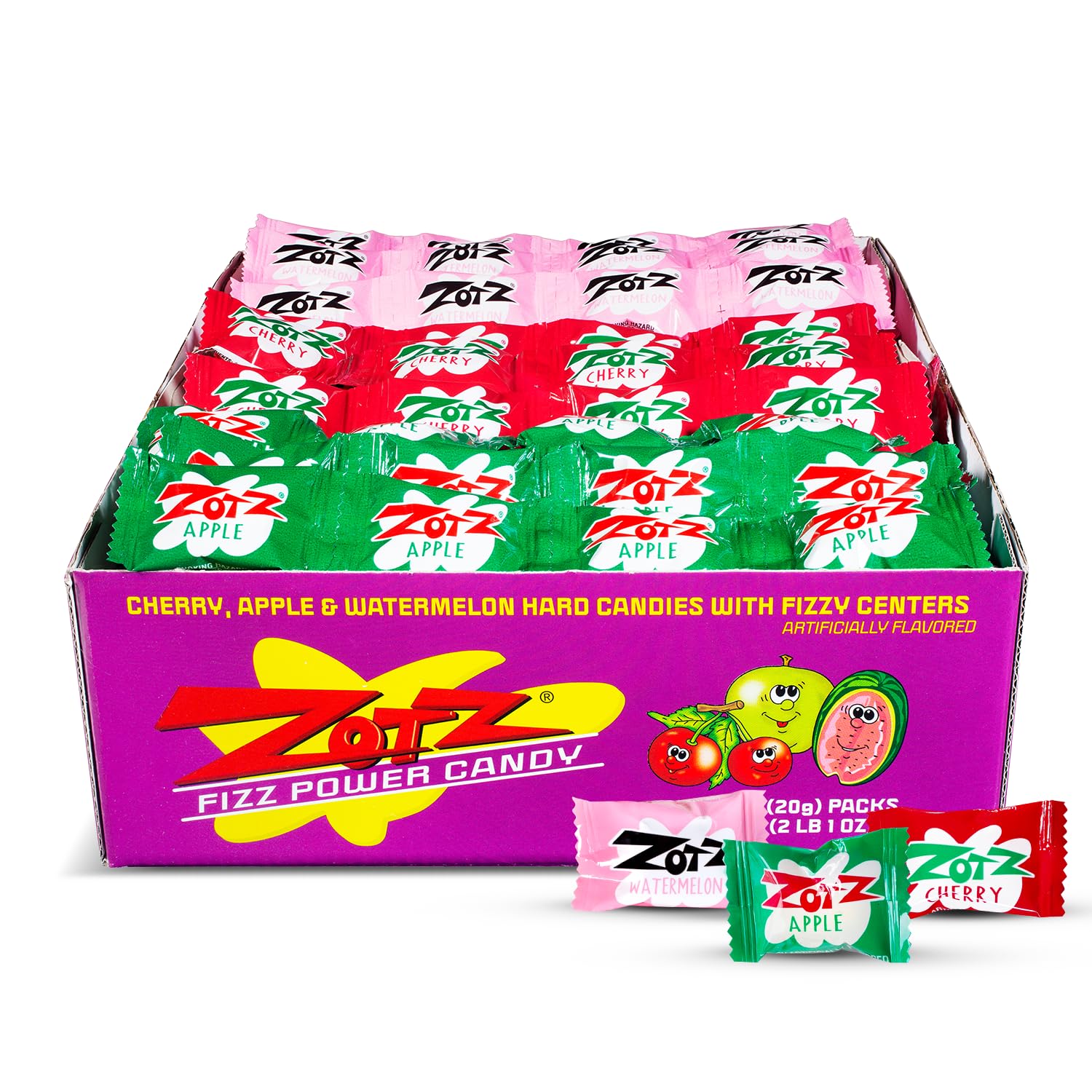 ♡Candy♡ Amazon.com : ZOTZ Fizzy Sour Candy Old Fashioned Hard Candy