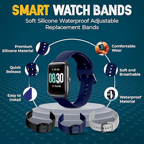 Miniatura 2 de Correas de repuesto compatibles con ID205l ID205G ID205 ID205U ID205S, compatible con reloj inteligente