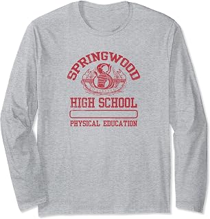 A Nightmare on Elm Street Springwood High School PE Light Long Sleeve T-Shirt