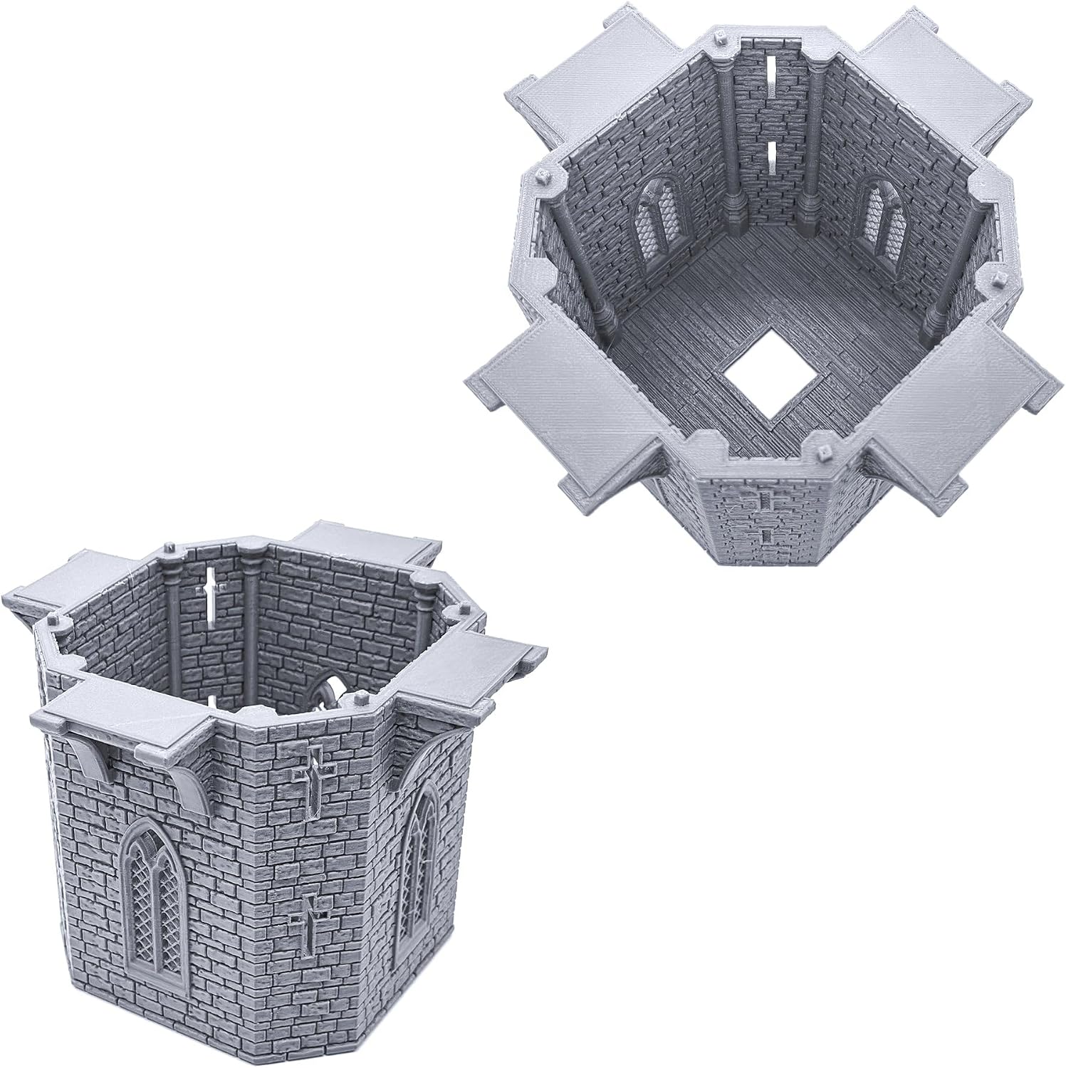 EnderToys Arcanist Tower by Printable Scenery, 3D Printed Tabletop RPG Scenery and Wargame Terrain 28mm Miniatures