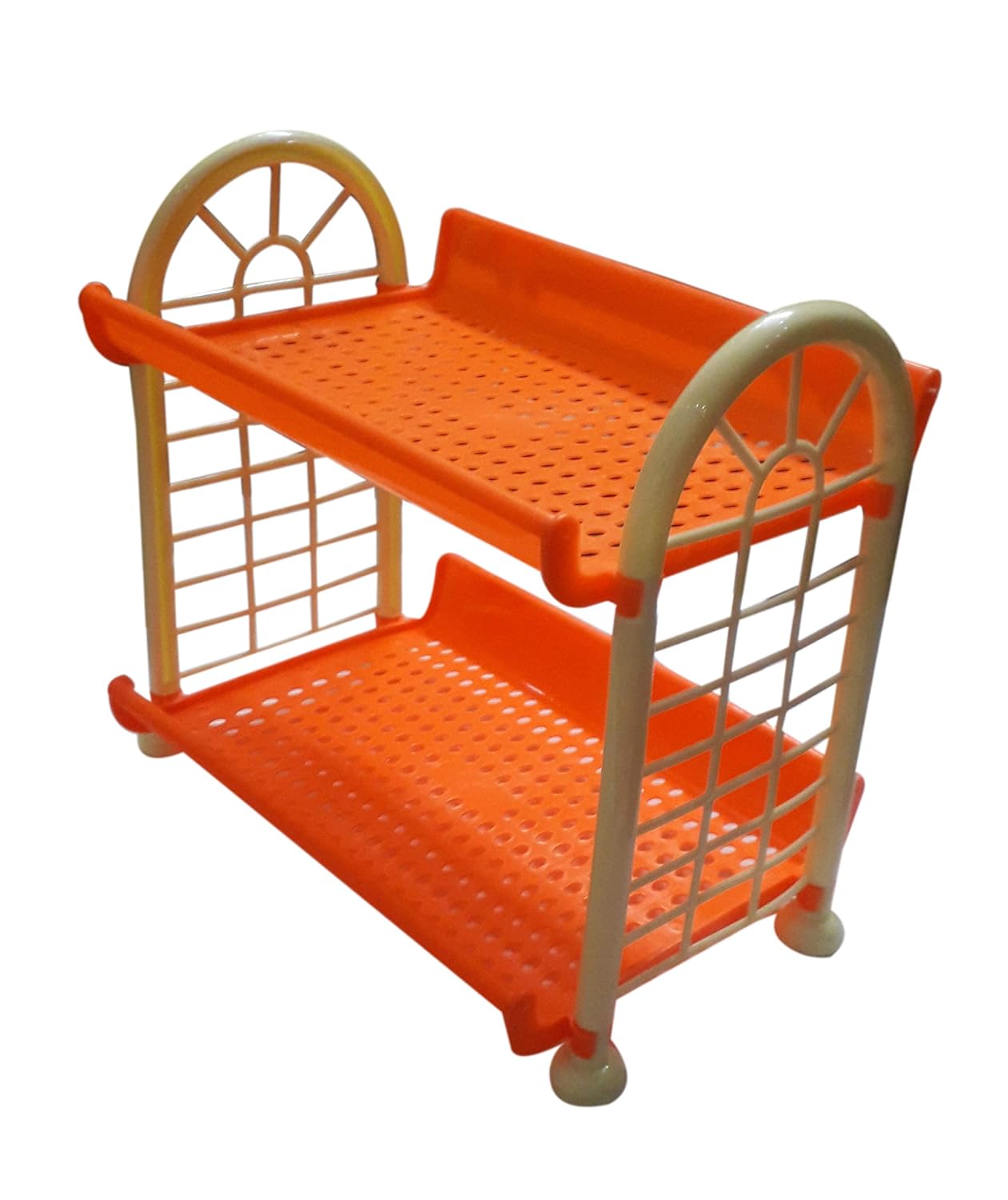 KDKRISHNA Plastic 2 Tier Storage Rack Amazon.in Home & Kitchen