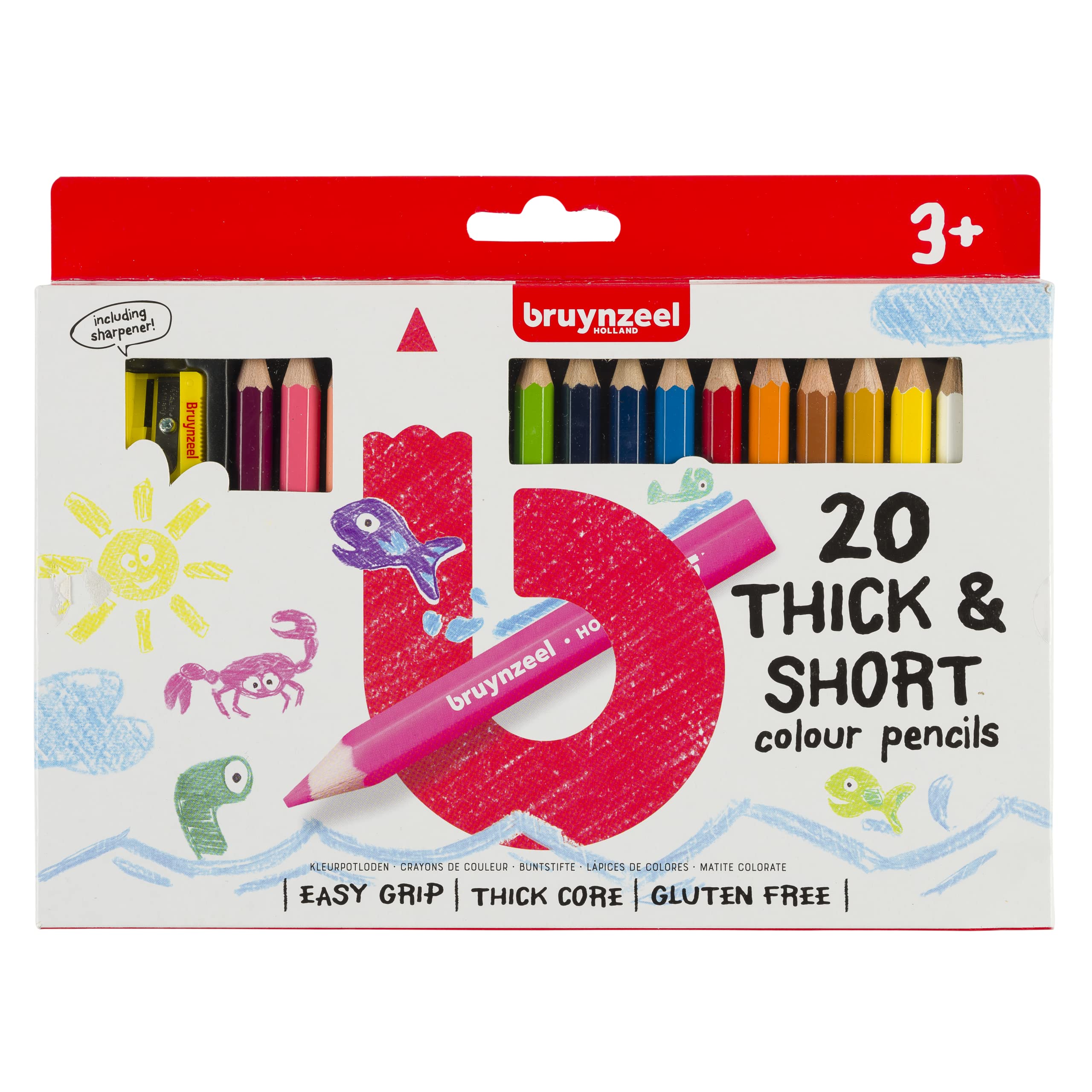BruynzeelColour Pencils Thick Short 20 Pcs. 3