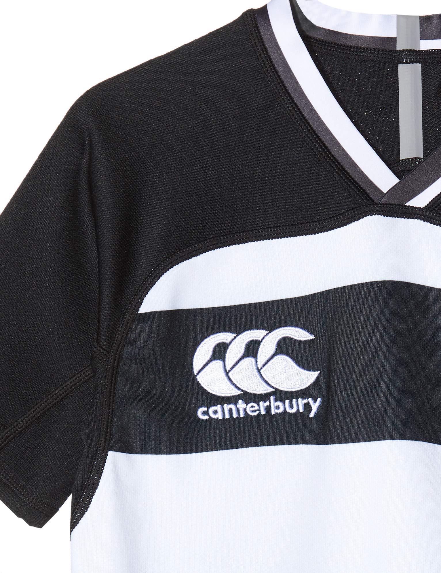 Canterbury Vapodri Evader Hooped Camiseta de Rugby. Niños (Pack de 1)