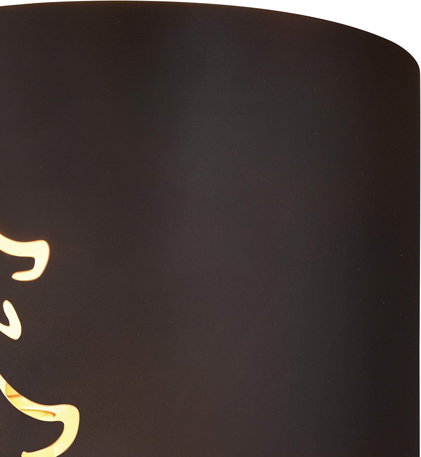 VAXCEL Katmai 2 Light Bronze Gold Rustic Bear Tree Flush Wall Sconce