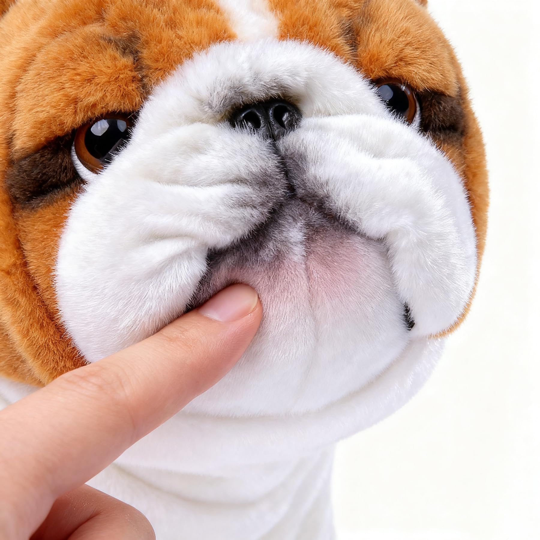 Cuddly Toy Bulldog Super Soft Kissen Cute Dog Stuffed Animal Funny Plush Toy Companions for Cuddling Napping & Home Decor Baby Children's Gift for Halloween Christmas Girls Boys - Image 3
