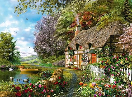 Miniatura 1 de Ravensburger Country Cottage 12000700 - Rompecabezas de 1500 piezas para adultos, herramientas hechas a mano, fabricado en Alemania, cada pieza