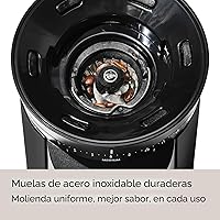 Vista 3 de OXO Brew - Molinillo de muelas cónicas - Negro mate, muelas de acero inoxidable, molienda inteligente automática de un toque