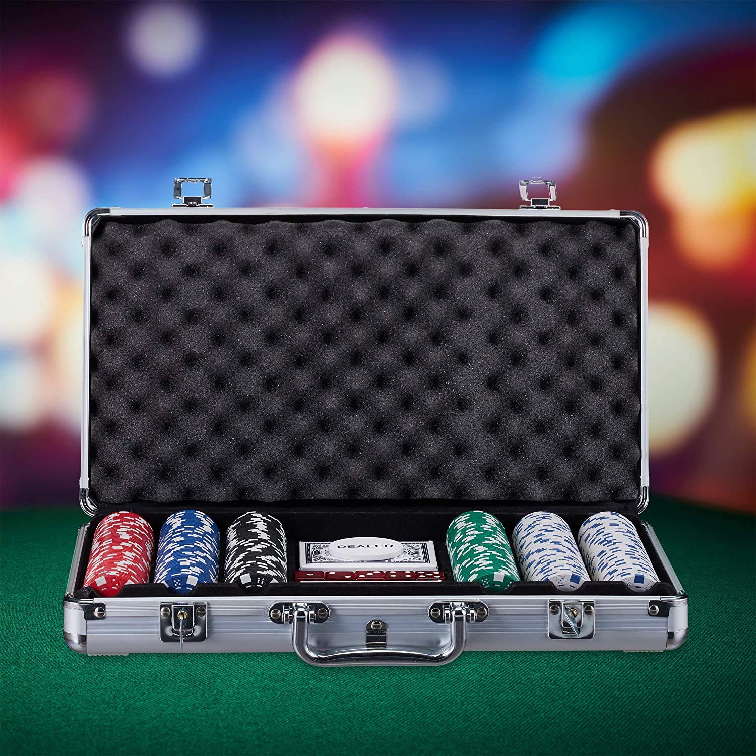 Mallette de Poker - Taxas Hold'em : 300 jetons