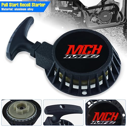 Miniatura 2 de MCHMFG Arrancador de retroceso fácil de arrancar para 2 tiempos 47cc 49cc Pocket Bike Coolster SSR SX50 Mini Moto ATV Quad Pit Dirt Bike 4 ruedas