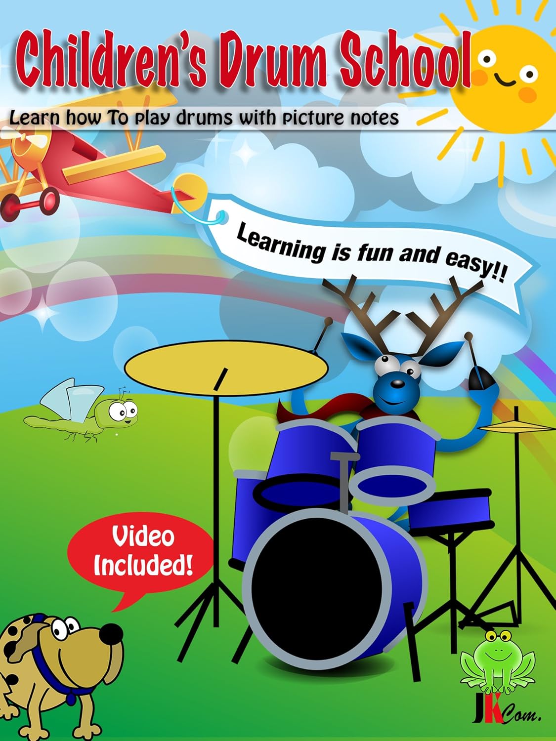 Children’s Drum School Learn how to play drums with picture notes eBook Summer