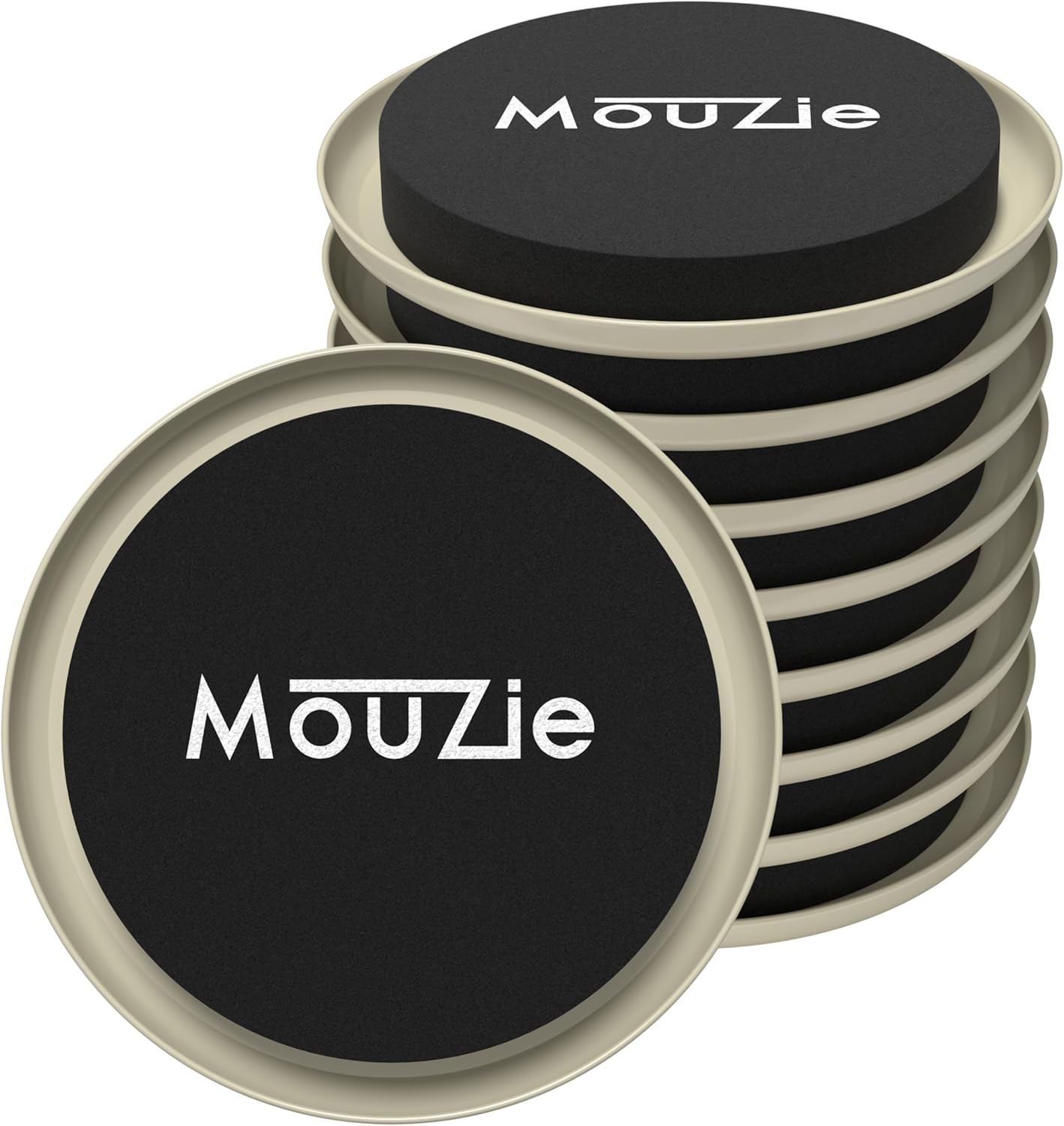 8 Beige 3 1/2 Inch Reusable Heavy-Duty Mover Large Appliance and Furniture Sliders Coasters Super Movers Tool Pads for Easy Moving Over Carpets and Carpeted Floors no Lifter Included Beige 8PCS-Carpet