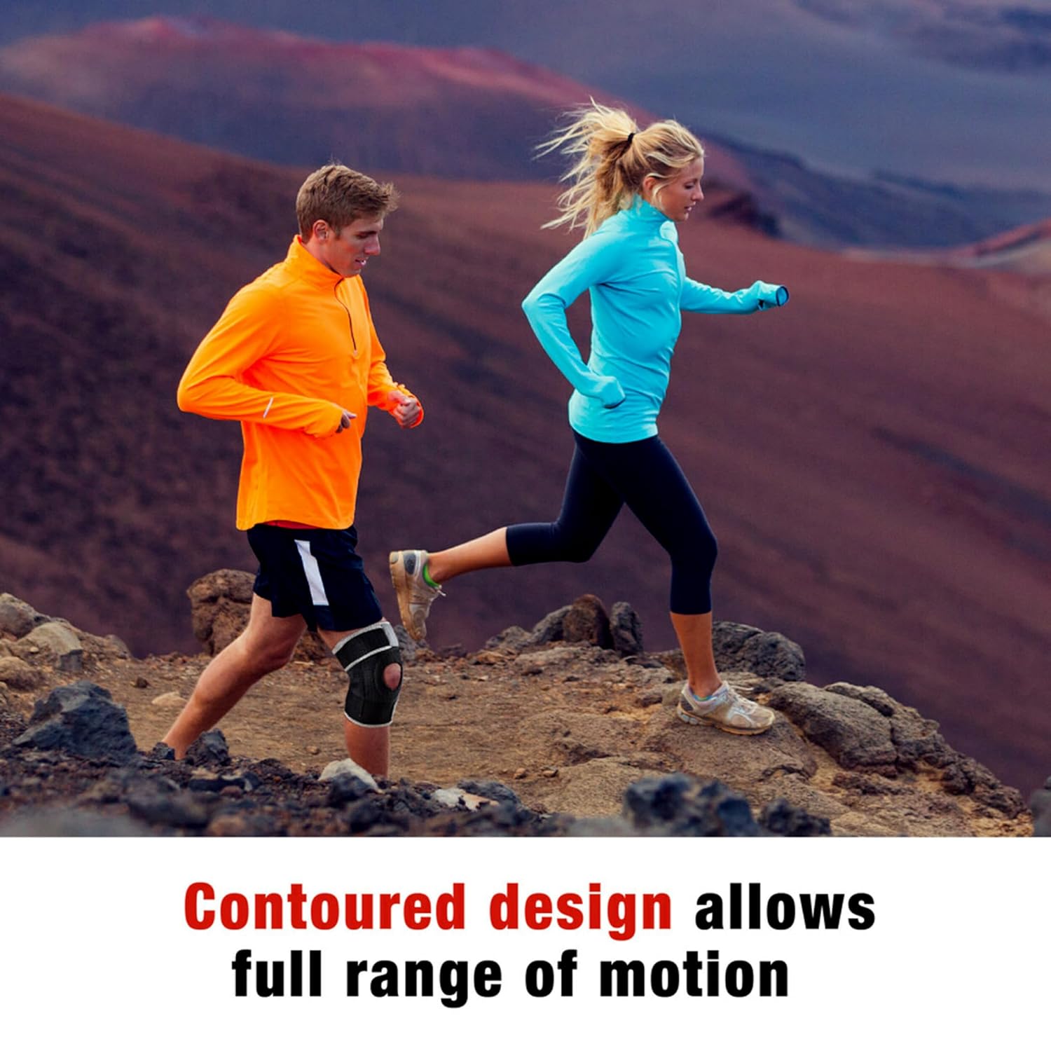 ACE Adjustable Knee Brace, Provides Support & Compression to Arthritic and Painful Knee Joints