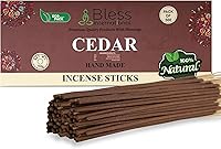 Vista 86 de Bless International - Varitas de incienso 100% natural, hechas a mano, sumergidas a mano, aromas de olíbano y mirra, libres de químicos orgánicos