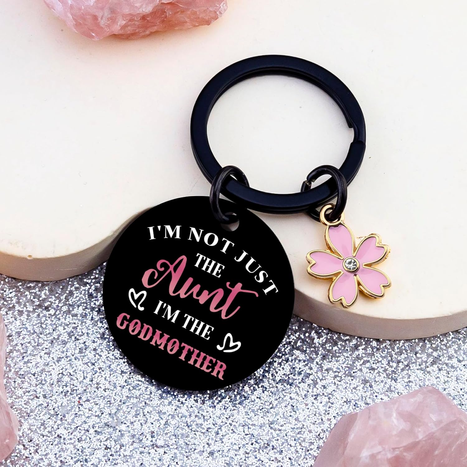 God Mother Proposal Gift The Godmother Gift from Godchild Madrina Keychain for Women Madrina Gifts Ideas Godparents Gifts for Baptism God Mother Birthday Christmas Mothers Day Stuff for God Mom - Image 3