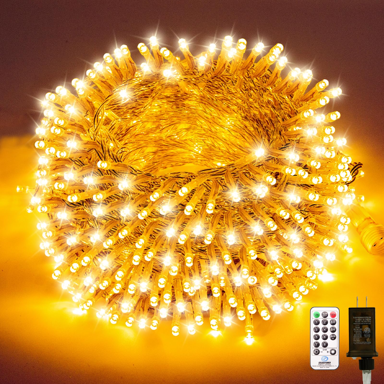 VARMEPALS Extra-Long 76ft 200 LED Plug in String Lights with Remote & Timer for Wedding Graduation Christmas Garden Tree Patio Porch Party Decorations