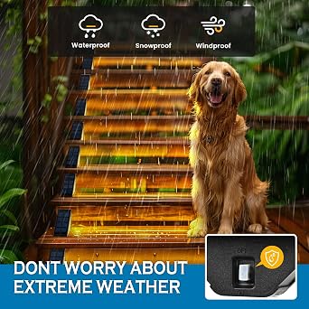 SOLPEX Solar Step Lights for Outside, 24-LED Waterproof Outdoor Solar Decor for Stairs, Decks, Fences, Porches, Balconies, Patios, Walls, Yards & Gardens (8 Pack, Warm White)