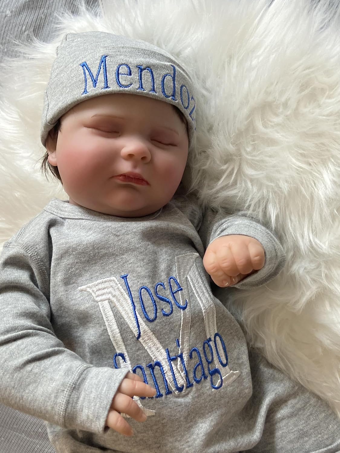 Personalized Newborn Baby Coming Home Outfit,Soft Sleepwear with Custom Name,Perfect Christmas Baby Shower Gift - Image 2