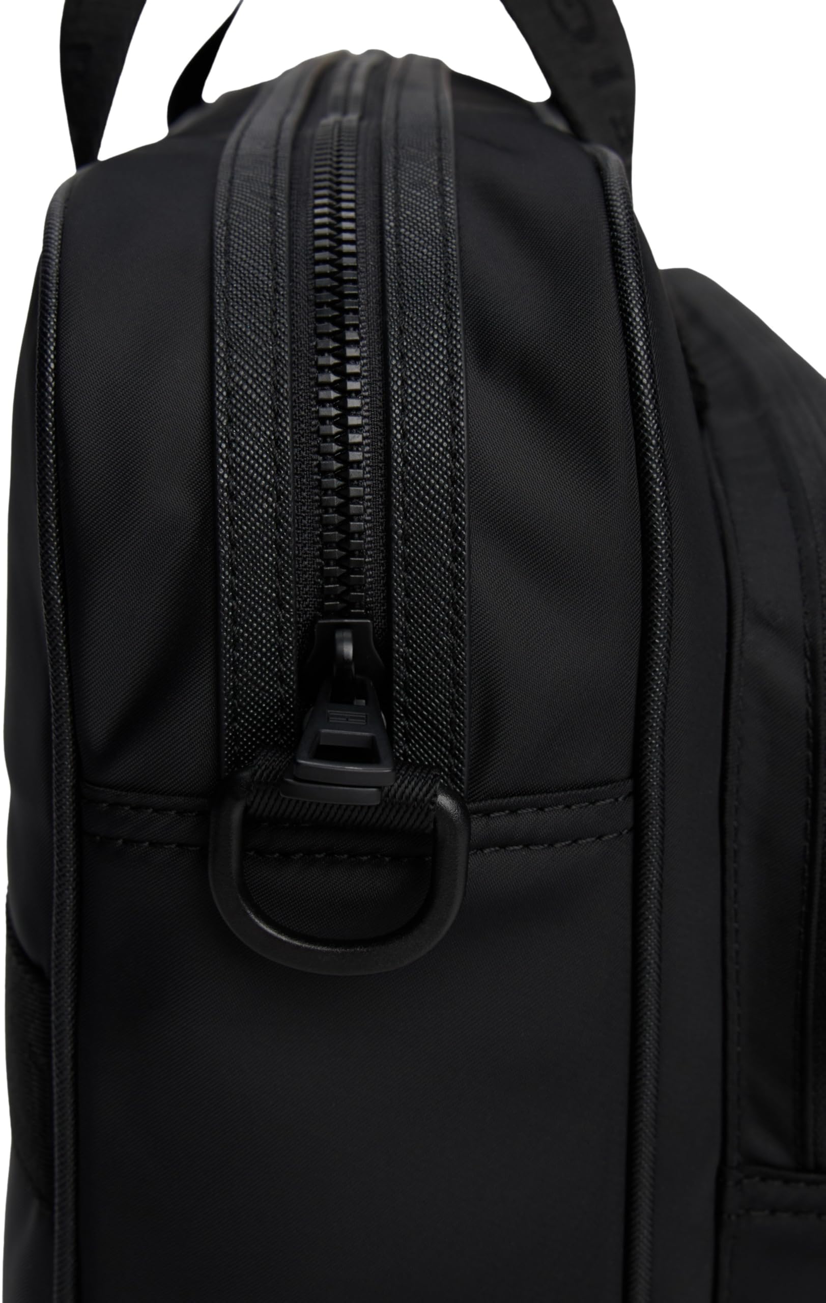 Tommy Hilfiger Herren Laptoptasche Repreve mit Trolley-Riemen, Schwarz (Black), Einheitsgröße