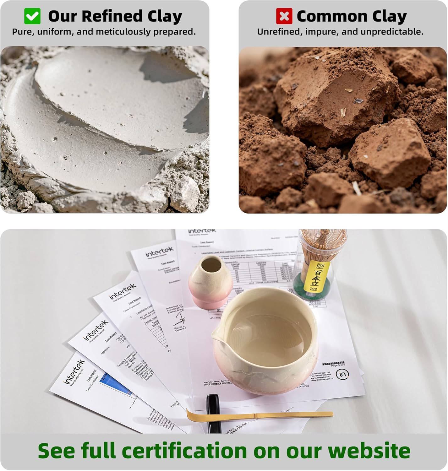 TEANAGOO 7 Pcs Matcha Whisk Set, Pink Matcha Set, Ceremony Matcha Powder Kit,Matcha Tea Set for Making Latte,Matcha Whisk Set and Bowl with Scoop&Sifter,Fuji Design Ceramic Bowl,Gift for Matcha Lovers - Image 6