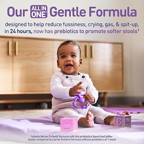 Miniatura 3 de Enfamil NeuroPro Gentlease - Fórmula para bebés, DHA para fortalecer el cerebro, mezcla inmune HuMO6, diseñada para reducir la irritación, el