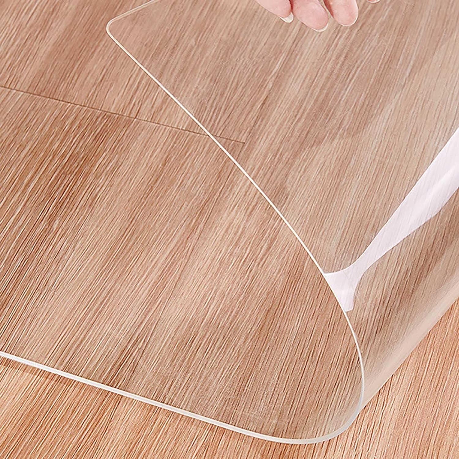 2mm Clear Floor Protector Mat PVC Floor Mats For Home Waterproof Office Chair Carpet Mat For Hardwood Plastic
